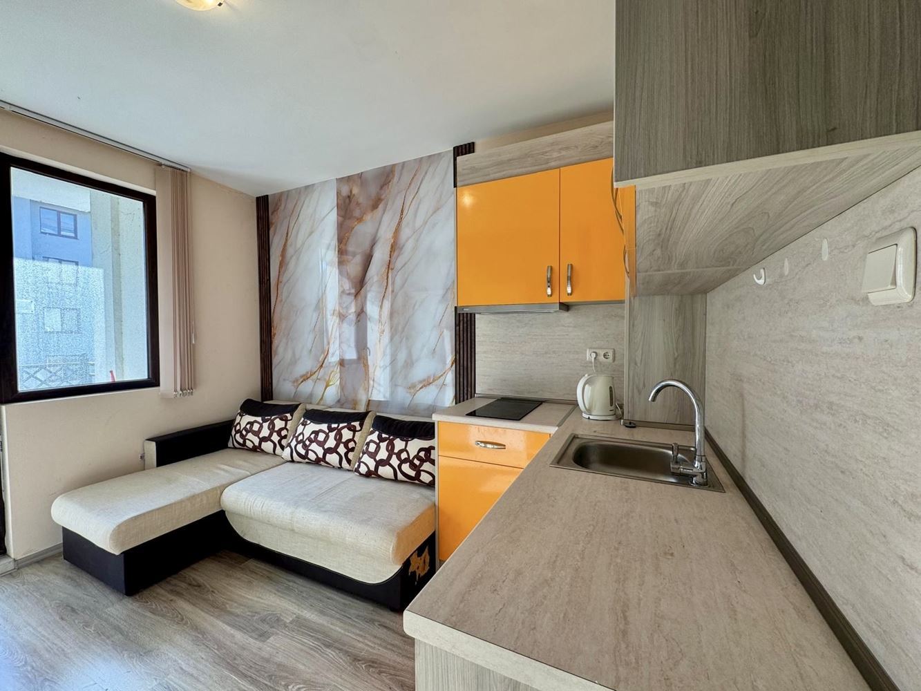 Möbliertes Studio – praktische Immobilie am Meer in Nessebar, bezugsfertig