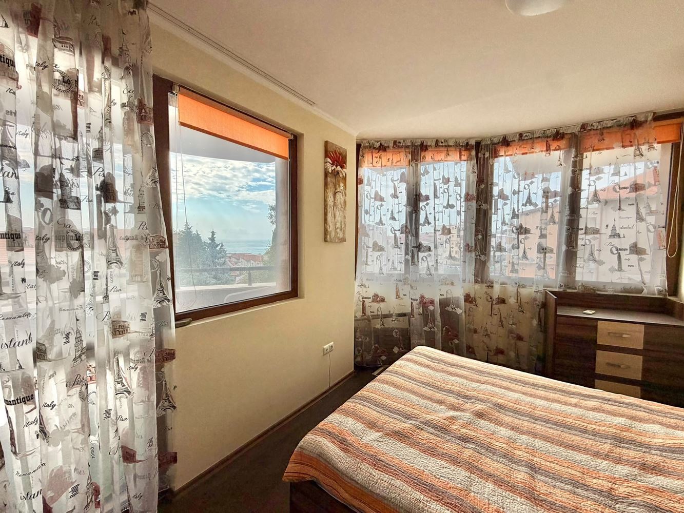 Zweizimmerwohnung mit Meerblick und niedriger Wartungsgebühr in Ravda