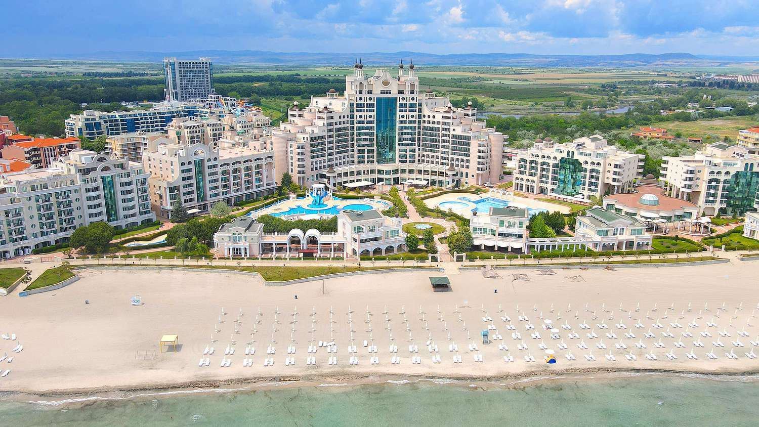 Erste Meereslinie in Pomorie – Wohnung mit einem Schlafzimmer in einer Luxus-Anlage am Südstrand