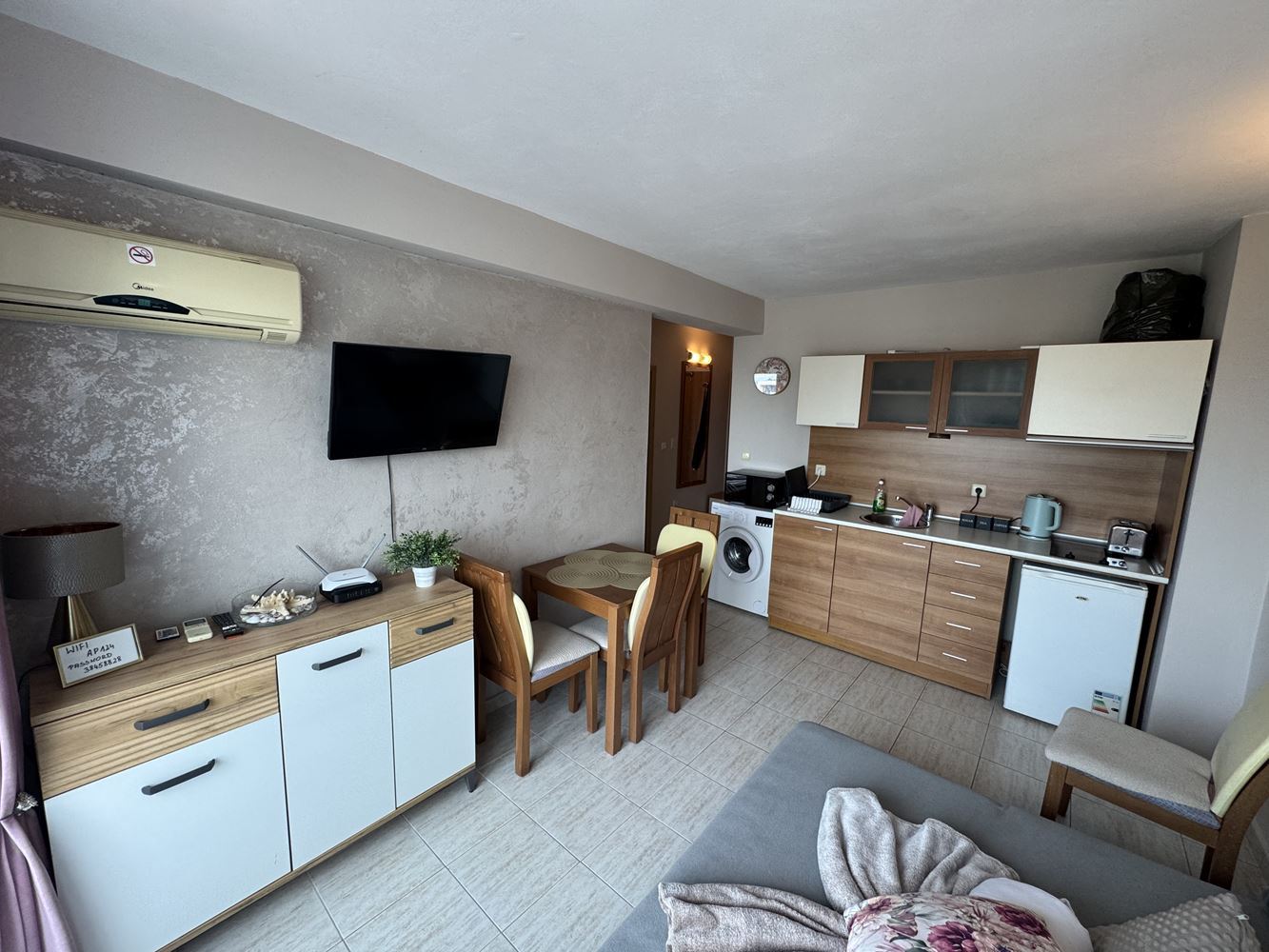 Wohnung mit einem Schlafzimmer und Panoramablick im Herzen von Sonnenstrand
