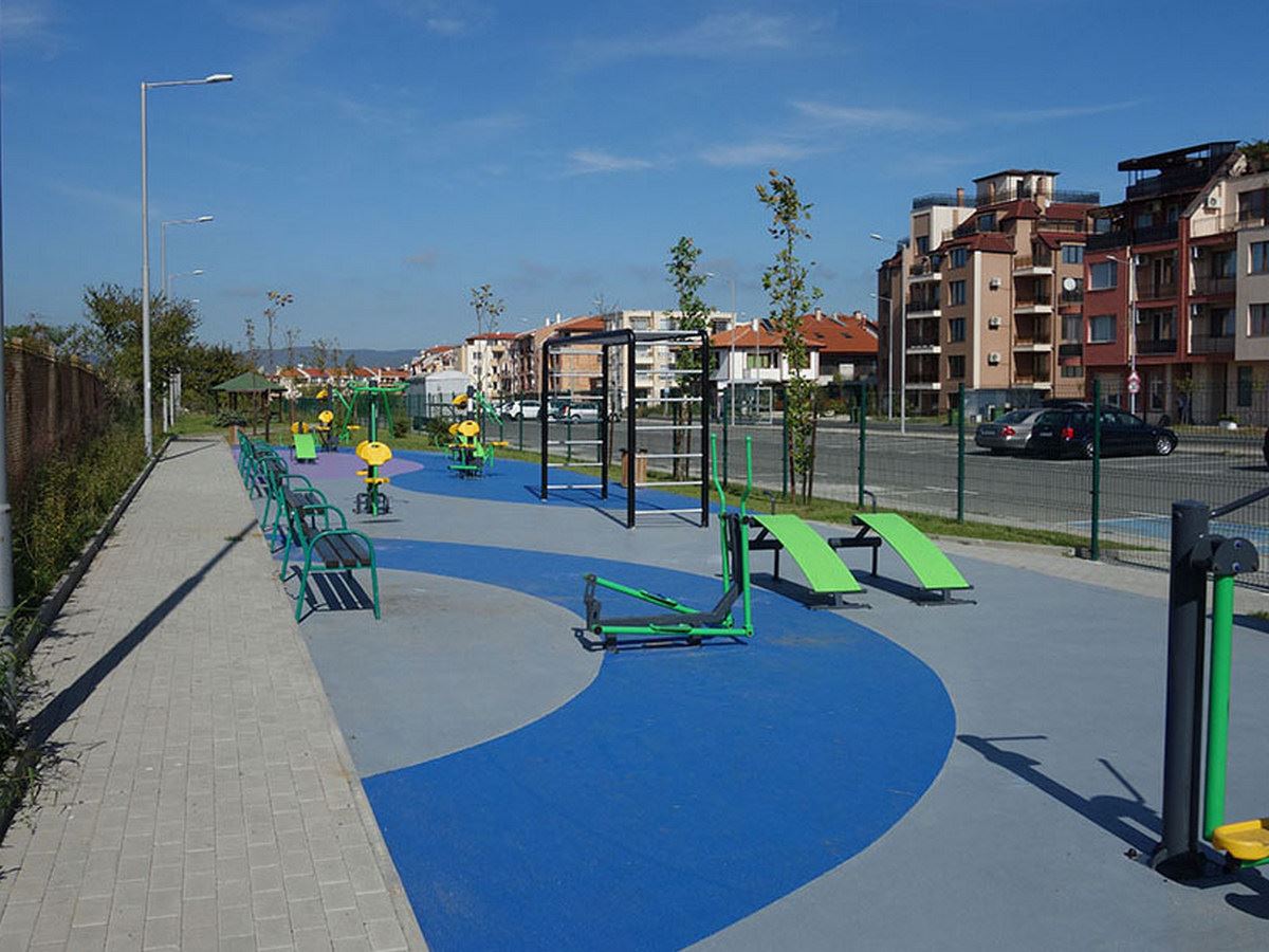 Studio mit riesiger Panoramaterrasse und herrlicher Aussicht in Nessebar, Viertel Cherno More 2 – ohne Servicegebühr