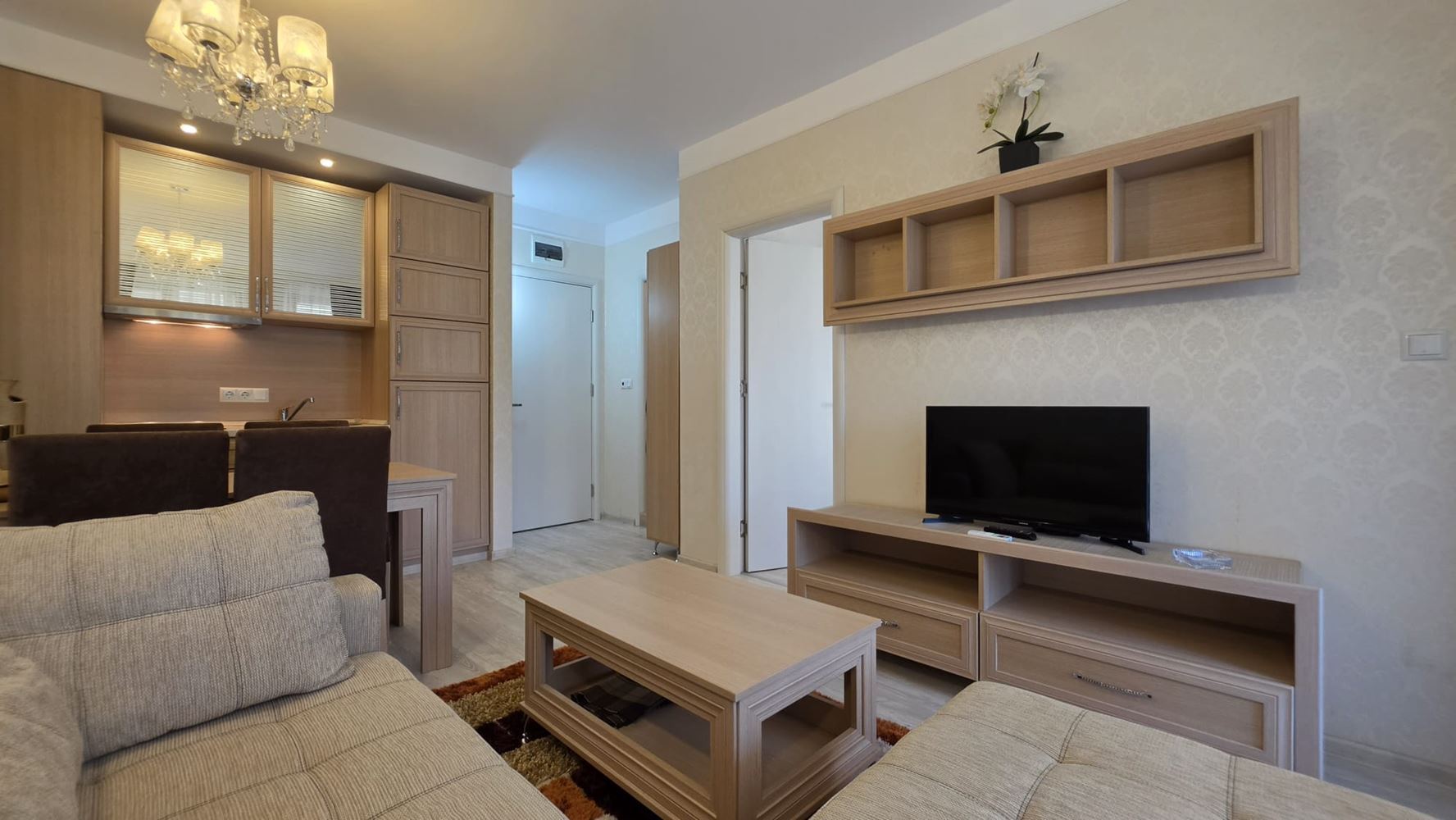 Zweizimmerwohnung in Sonnenstrand in einer beeindruckenden Anlage mit ruhiger Urlaubsatmosphäre