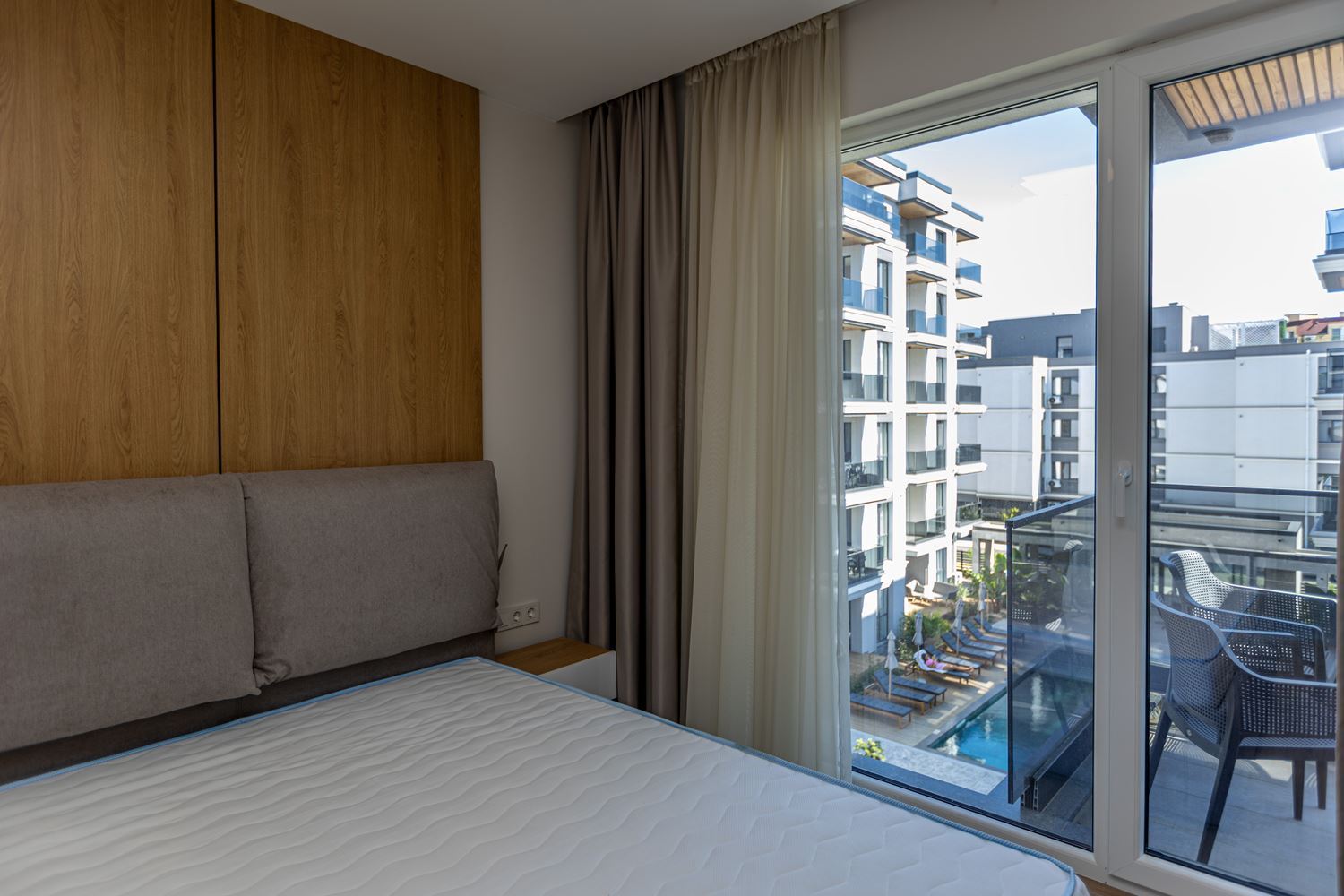 Luxuriöse Wohnung mit einem Schlafzimmer 500 m vom Meer entfernt in Sonnenstrand