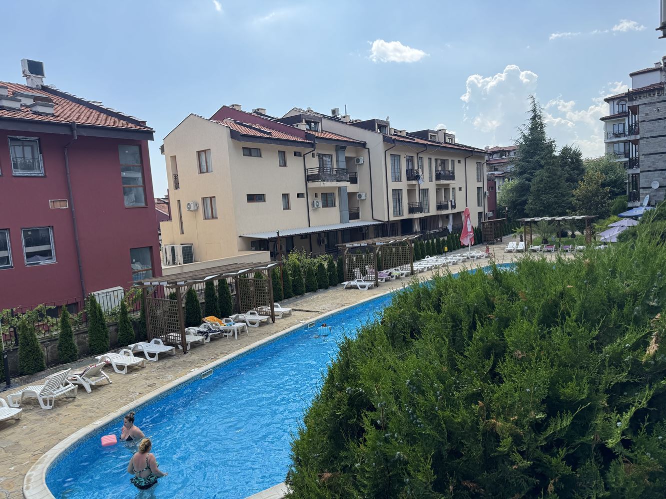 Möbliertes Studio in Sveti Vlas – Gemütliches Zuhause am Meer in einer Wohnanlage mit ausgezeichneten Annehmlichkeiten