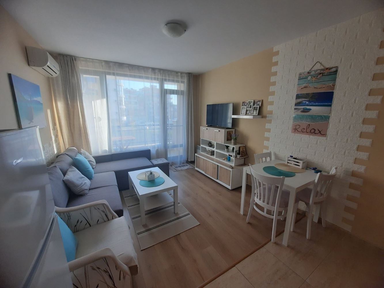 Zweizimmerwohnung nur 300 Meter vom Meer entfernt in Pomorie