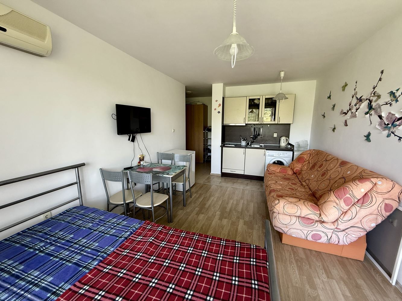 Gemütliches und vollständig möbliertes Studio in Sweti Wlas – perfektes Zuhause am Meer mit niedriger Wartungsgebühr