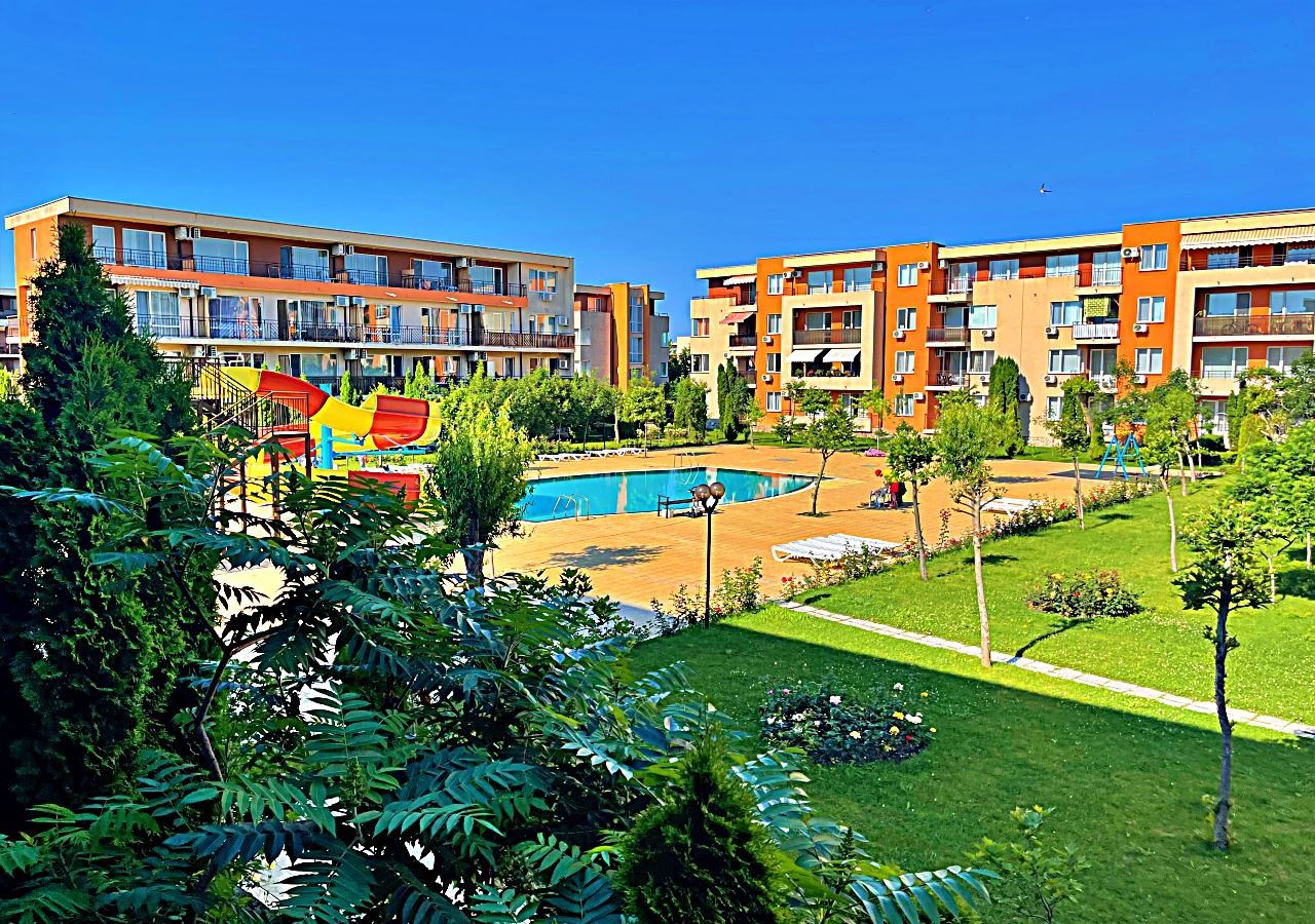 Gemütliches Studio in einer modernen Anlage mit Pools – ausgezeichnete Investition in Sunny Beach