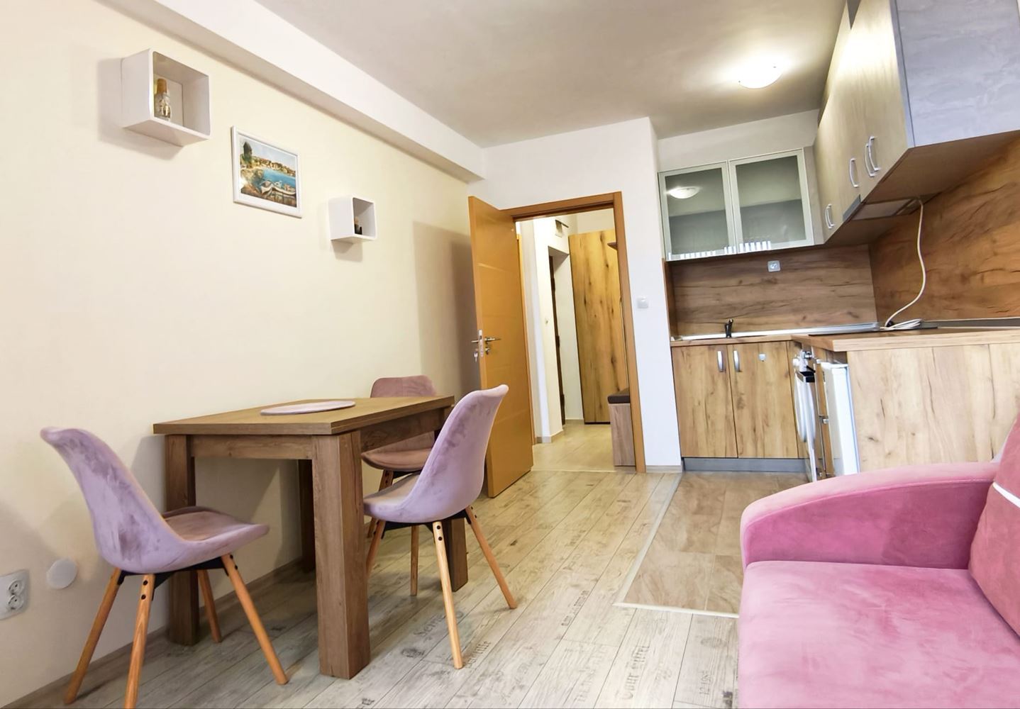 Gemütliche Einzimmerwohnung mit einer Schlafzimmer im neuen Stadtteil von Nessebar – keine Instandhaltungsgebühr