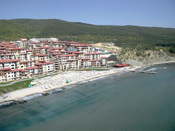 Studio in erster Meereslinie in Sveti Vlas – Luxusanlage mit umfangreicher Infrastruktur und Meerblick