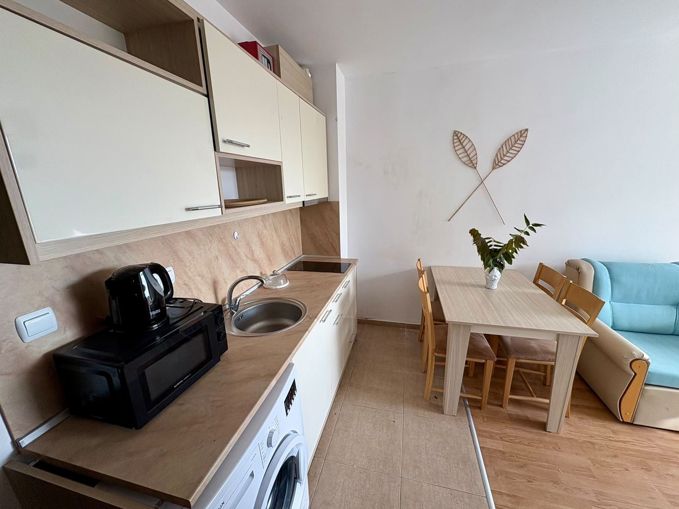 Sonnenstrand – Gemütliche 2-Zimmer-Wohnung mit Poolblick, nur fünf Minuten vom Strand entfernt