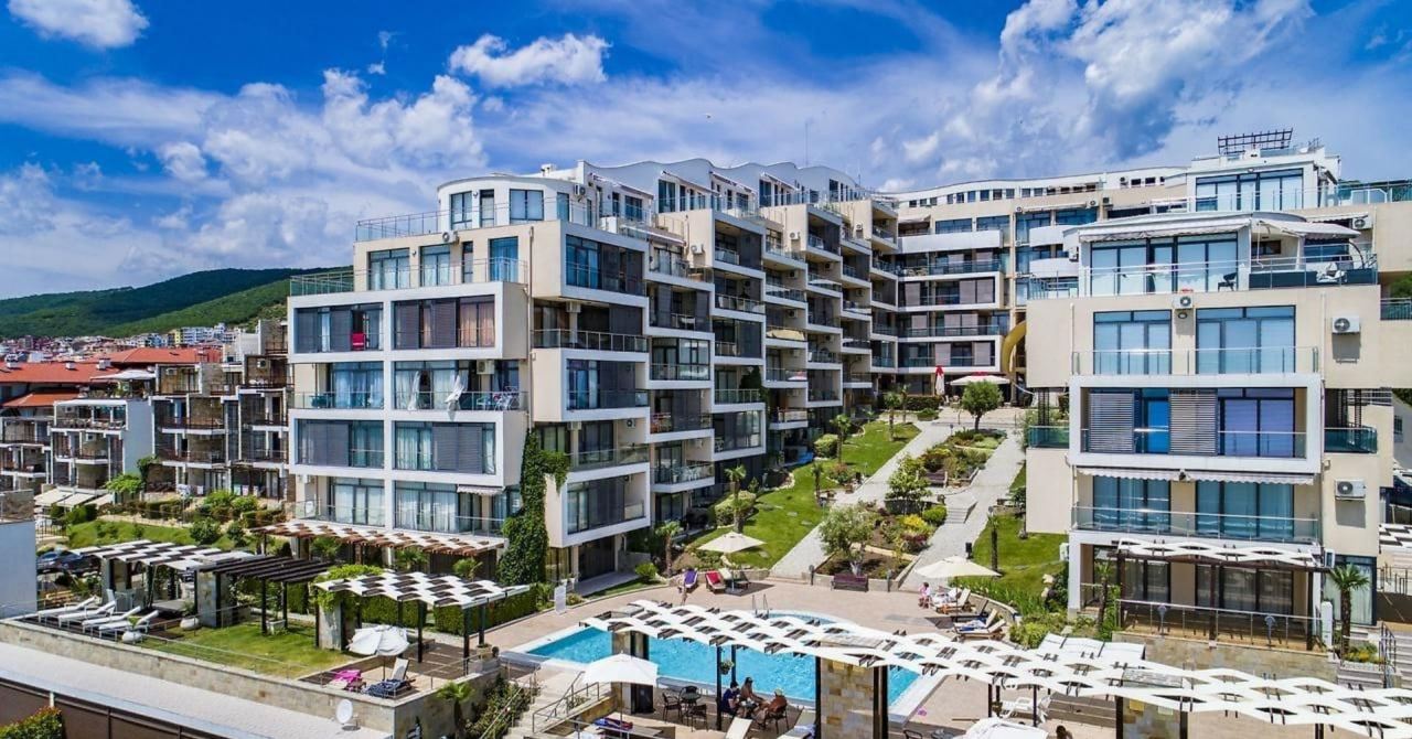 Studio mit Panoramablick auf das Meer, nur 50 Meter vom Strand entfernt in Sweti Wlas