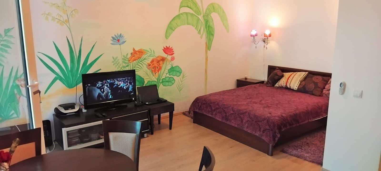 Geräumiges Studio mit Poolblick in einer ruhigen Anlage in Sveti Vlas – Komfort und Gemütlichkeit am Meer