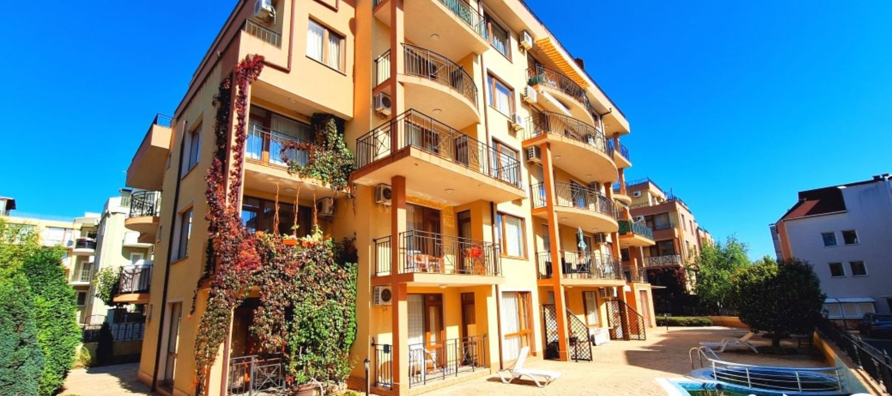 Gemütliche 2-Zimmer-Wohnung im Erdgeschoss, 300 Meter vom Meer in Sveti Vlas