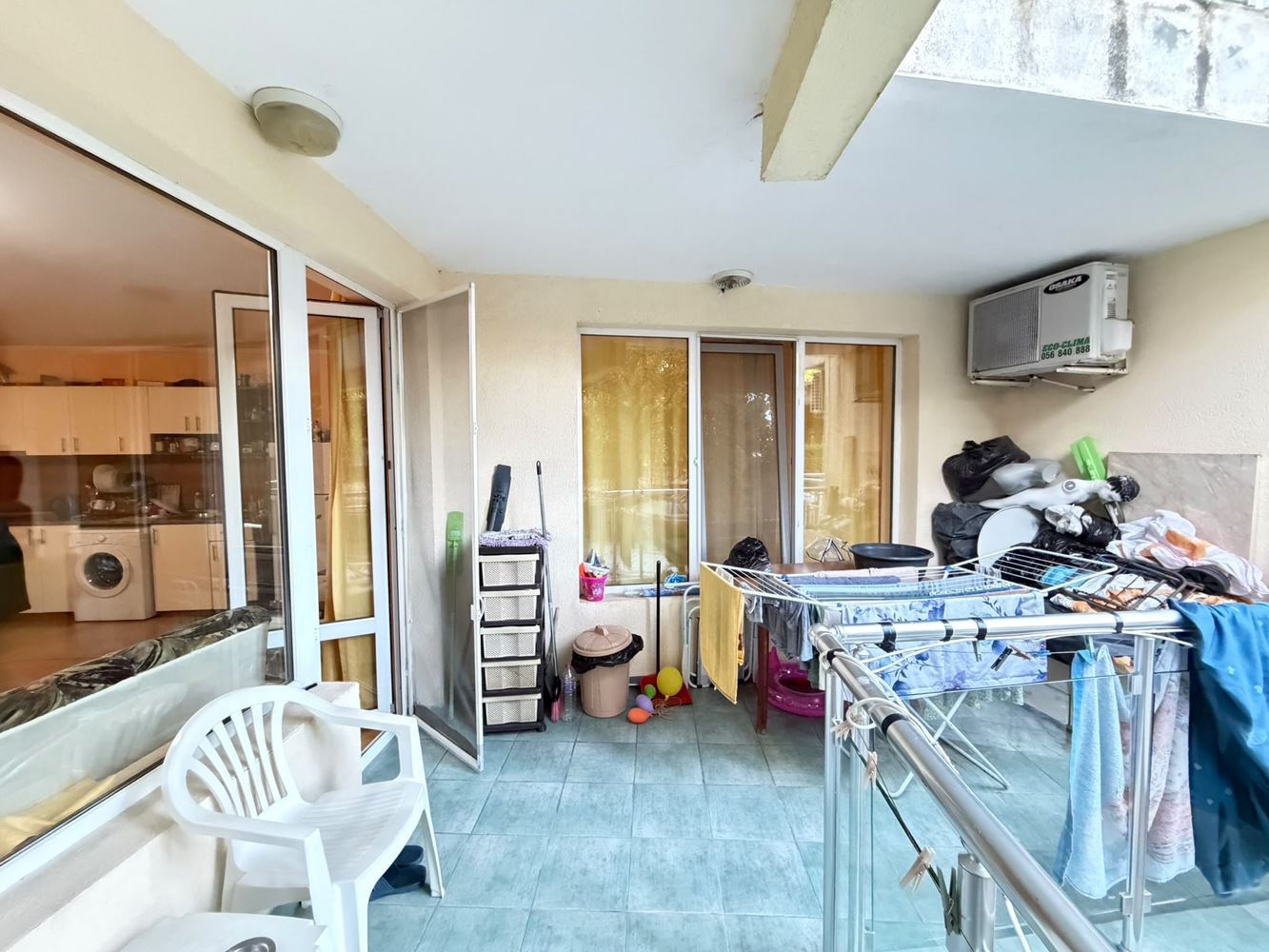 100 Meter vom Meer entfernt – gemütliche 2-Zimmer-Wohnung mit Blick auf den ruhigen Teil der Anlage