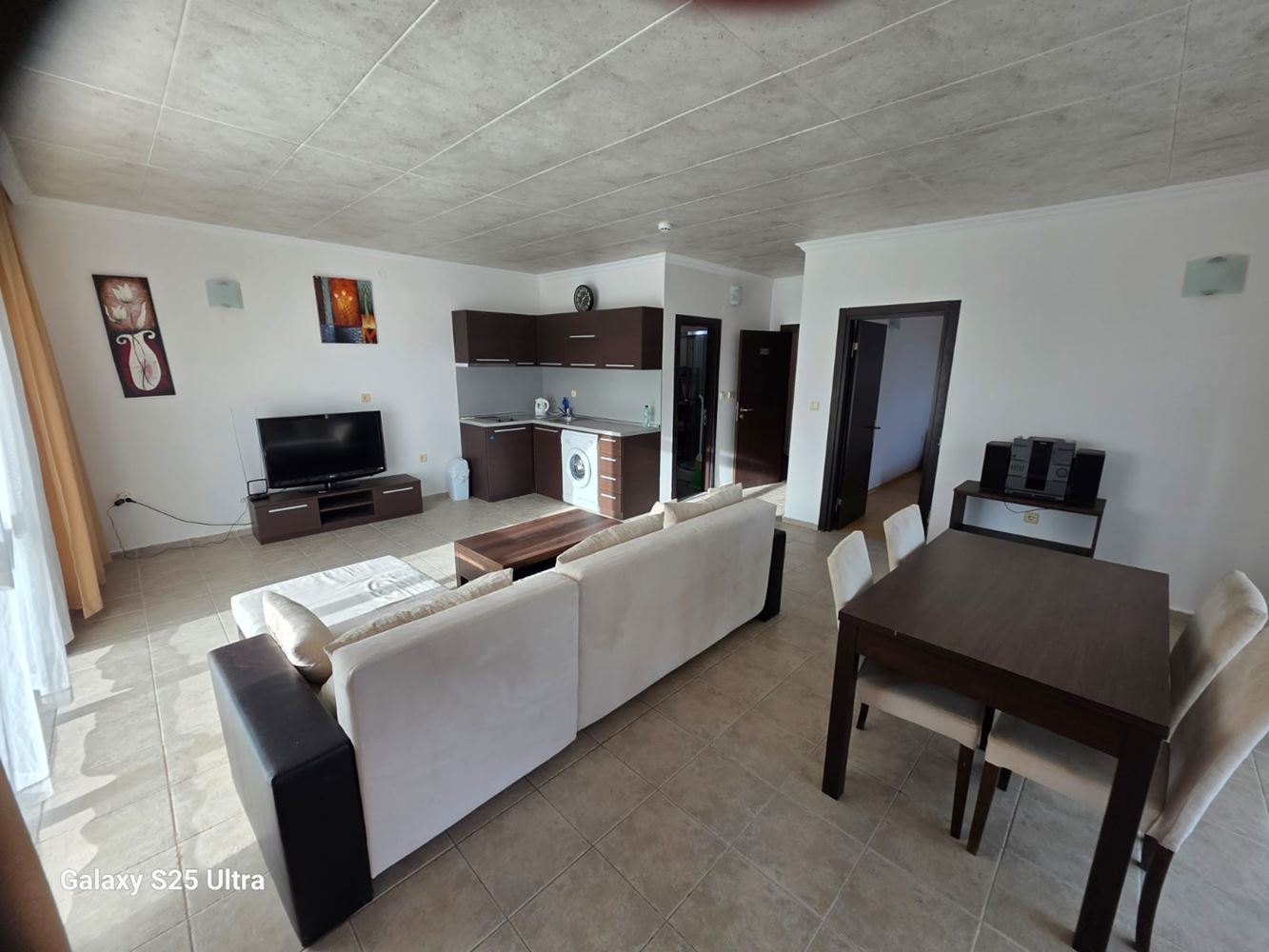 Ein-Zimmer-Wohnung mit Meerblick und Blick auf Alt-Nessebar in Sveti Vlas