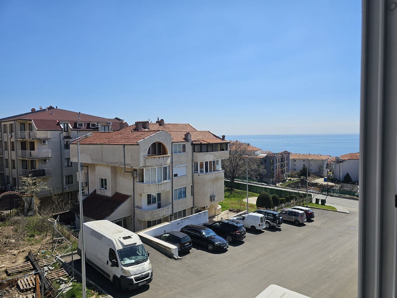Studio mit Meerblick in Sveti Vlas – mit Parkplatz und ohne Wartungsgebühr