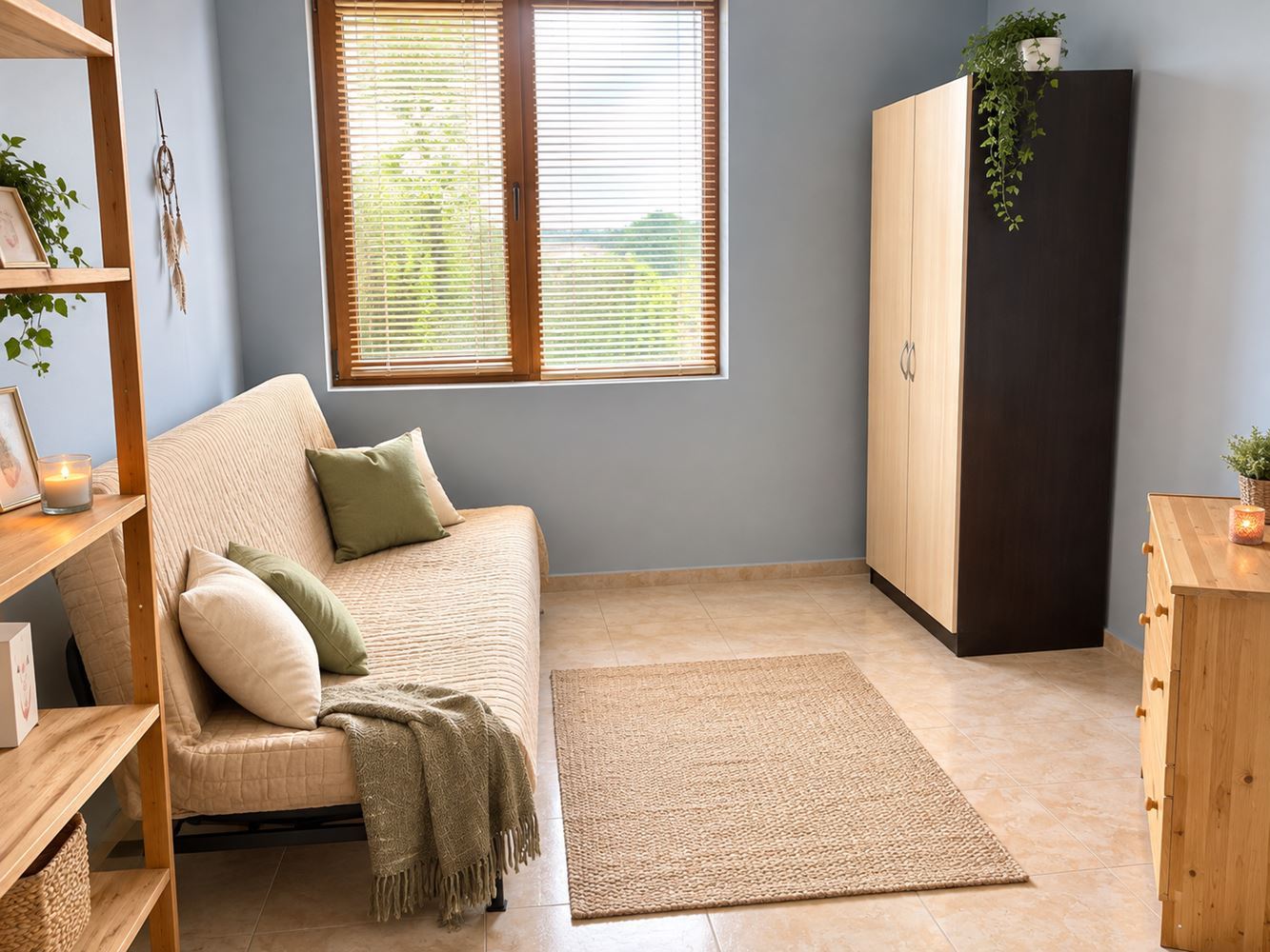 Geräumige Wohnung mit zwei Schlafzimmern und Blick auf die Natur in Nessebar