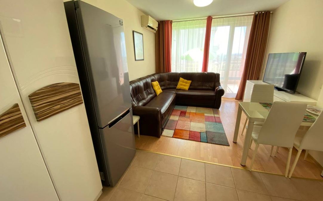 Geräumige Wohnung mit einem Schlafzimmer in einem modernen Komplex in Sonnenstrand – Komfort, Grünflächen und Annehmlichkeiten für Bewohner