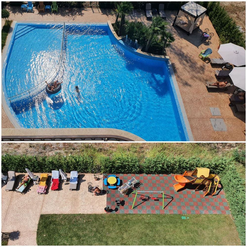 Drei-Zimmer-Wohnung mit zwei Schlafzimmern und großer Panoramaterrasse in einer stilvollen Wohnanlage in Sonnenstrand