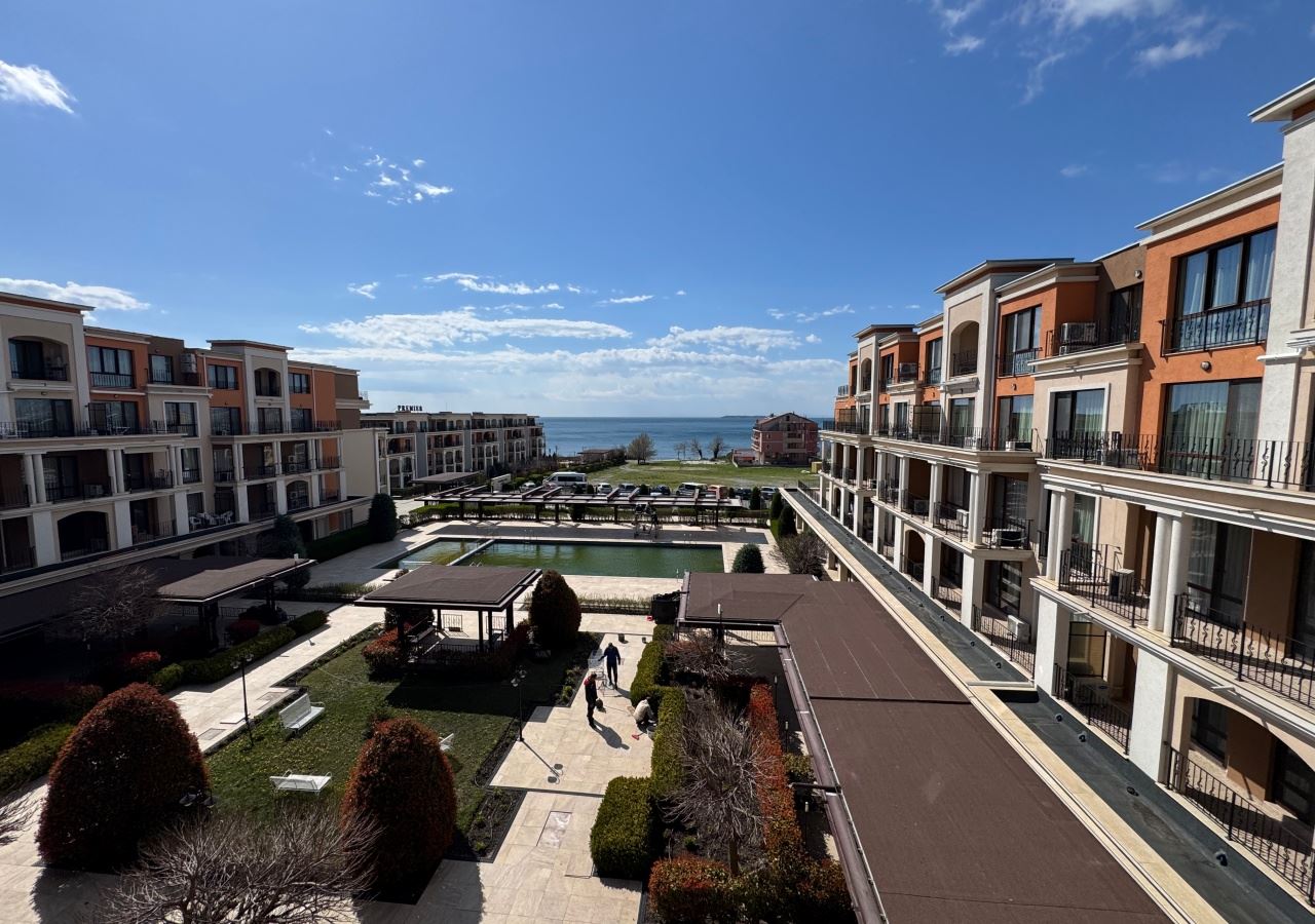 Studio in erster Meereslinie mit Meerblick in einem Luxuskomplex – vollständig möbliert und sofort nutzbar