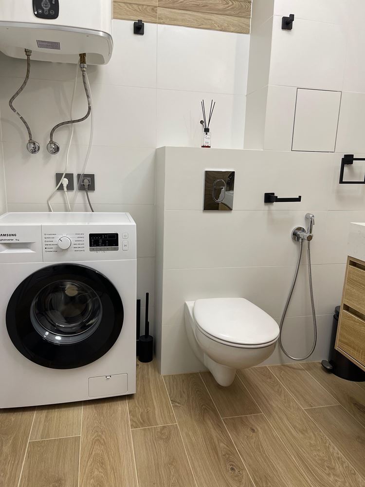 Moderne Wohnung der neuen Generation mit einem Schlafzimmer im Herzen von Sunny Beach – Stil, Technologie und Komfort zu jeder Jahreszeit