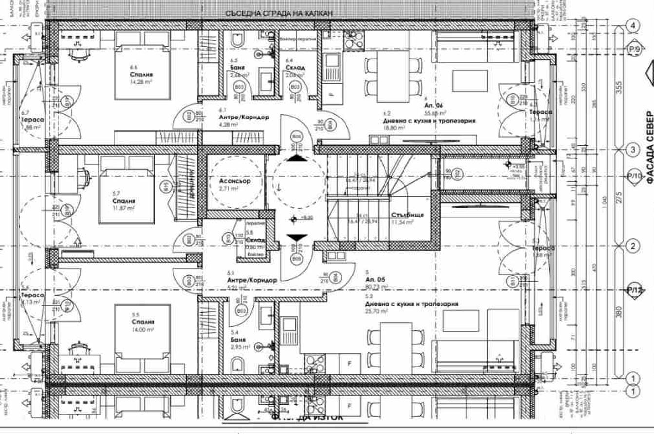 Dreizimmerwohnung in einem Neubau in Meden Rudnik, Zone B