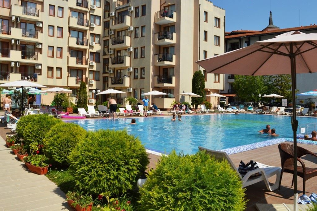2-Zimmer-Wohnung mit Panoramablick und ausgezeichneter Lage in Sunny Beach