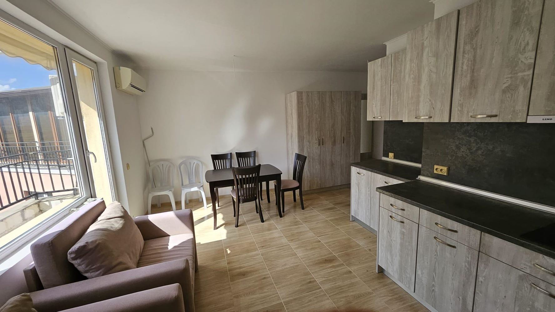 Studio mit niedriger Instandhaltungsgebühr in einer Anlage in Sonnenstrand