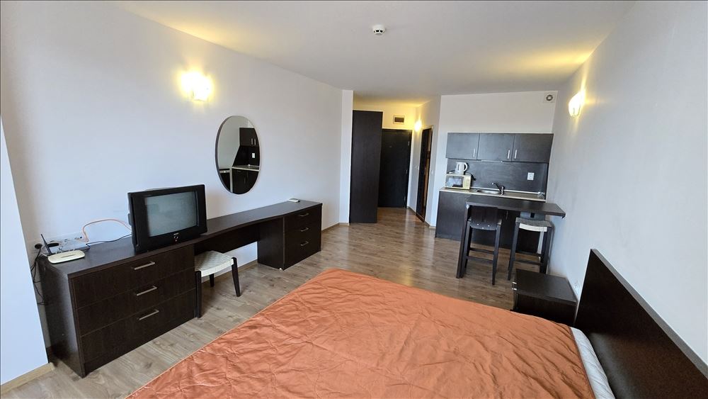 Elegantes Studio in einer Elite-Anlage in Sarafovo – nur wenige Schritte vom Strand entfernt, Luxus, SPA und Pool direkt vor Ihnen