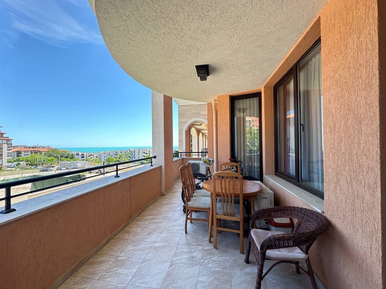 Wohnung mit zwei Schlafzimmern und Meerblick, 200 m vom Strand entfernt, in Sveti Vlas