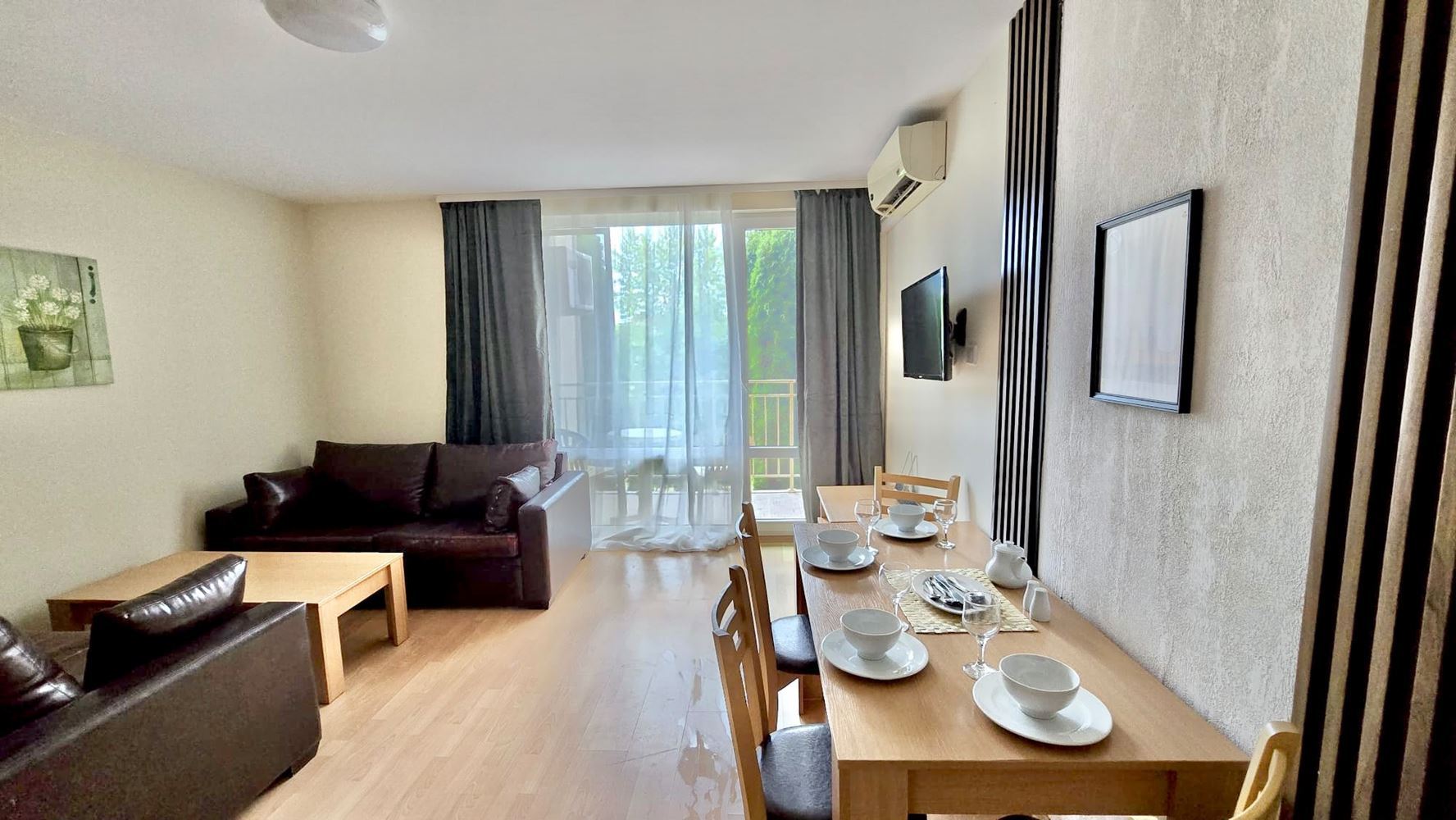 Geräumige 3-Zimmer-Wohnung in Sonnenstrand – voll möbliert und bezugsfertig