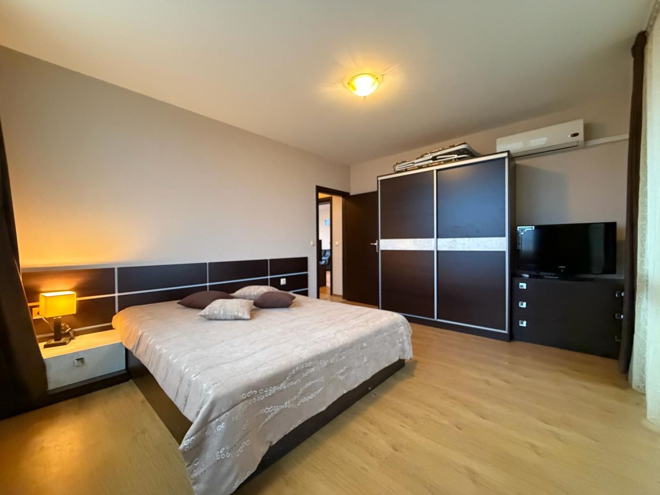 Großzügige 3-Zimmer-Wohnung in Nessebar – voll möbliert, in ruhiger und schnell wachsender Gegend nahe dem Meer