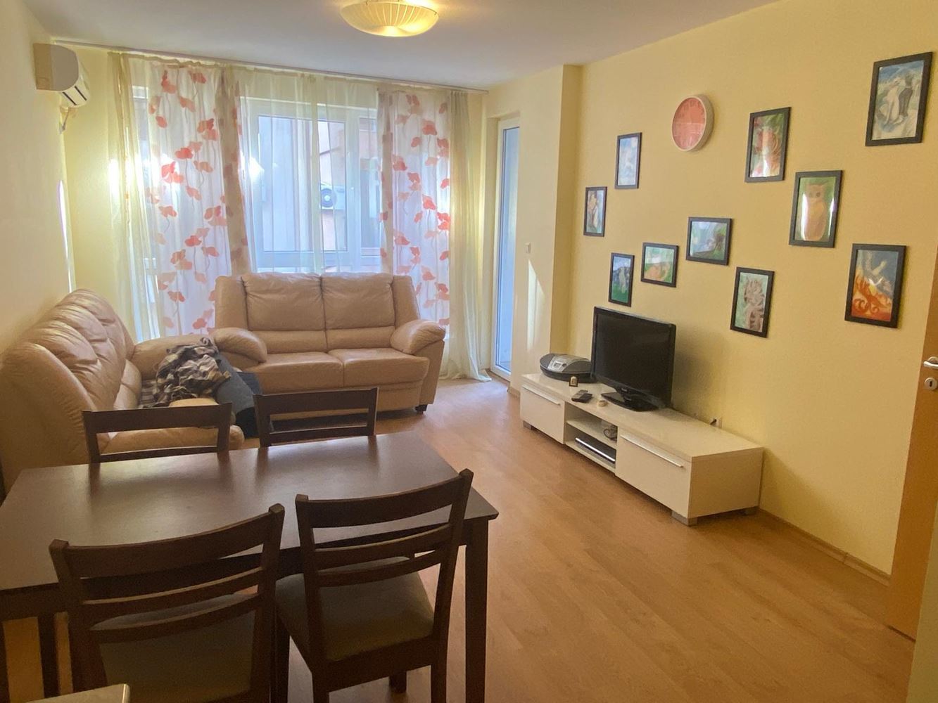 Möblierte Zweizimmerwohnung 50 m vom Meer entfernt in Pomorie
