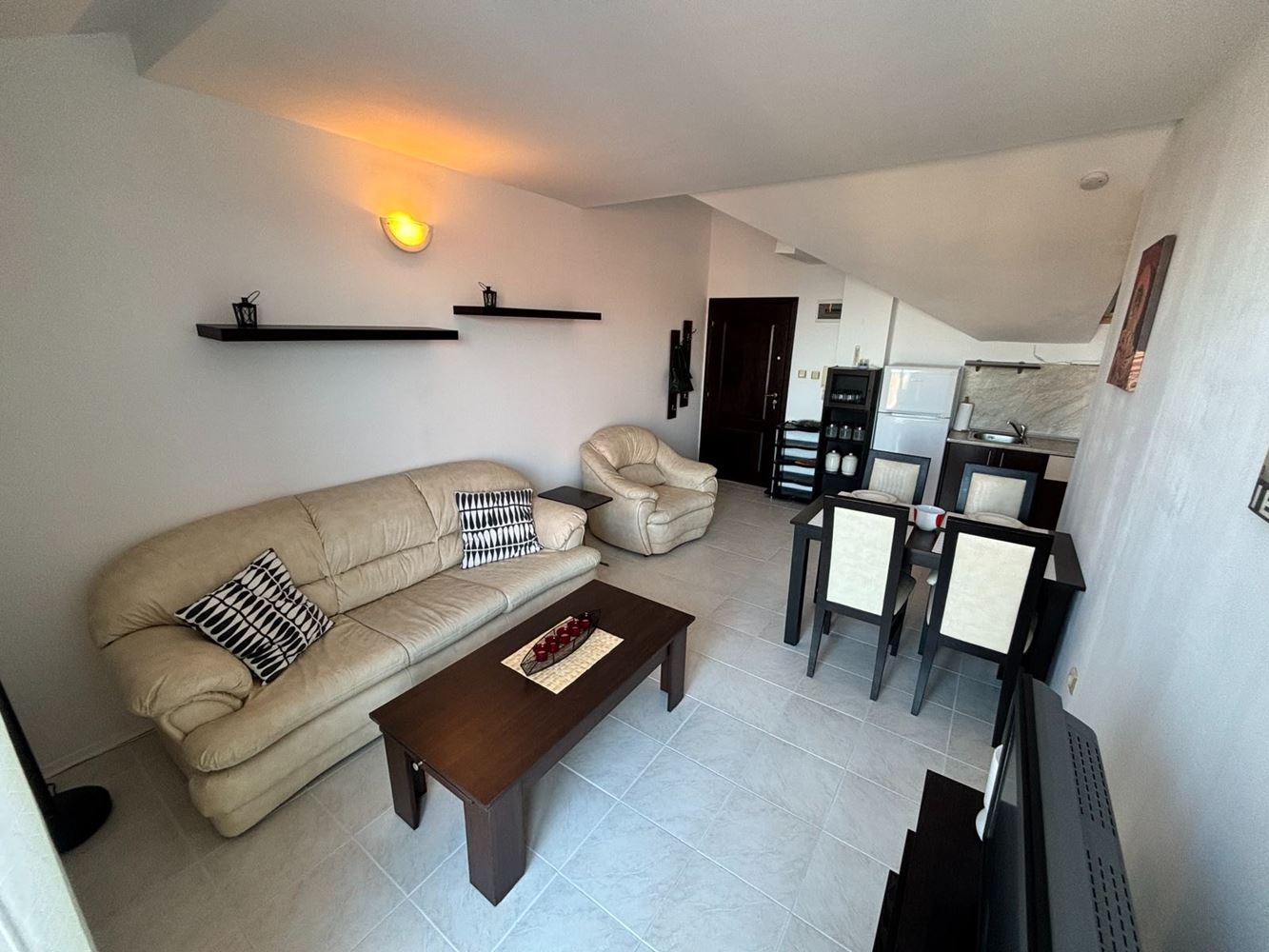 Gemütliche 2-Zimmer-Wohnung mit Panoramablick auf das Meer in Sveti Vlas