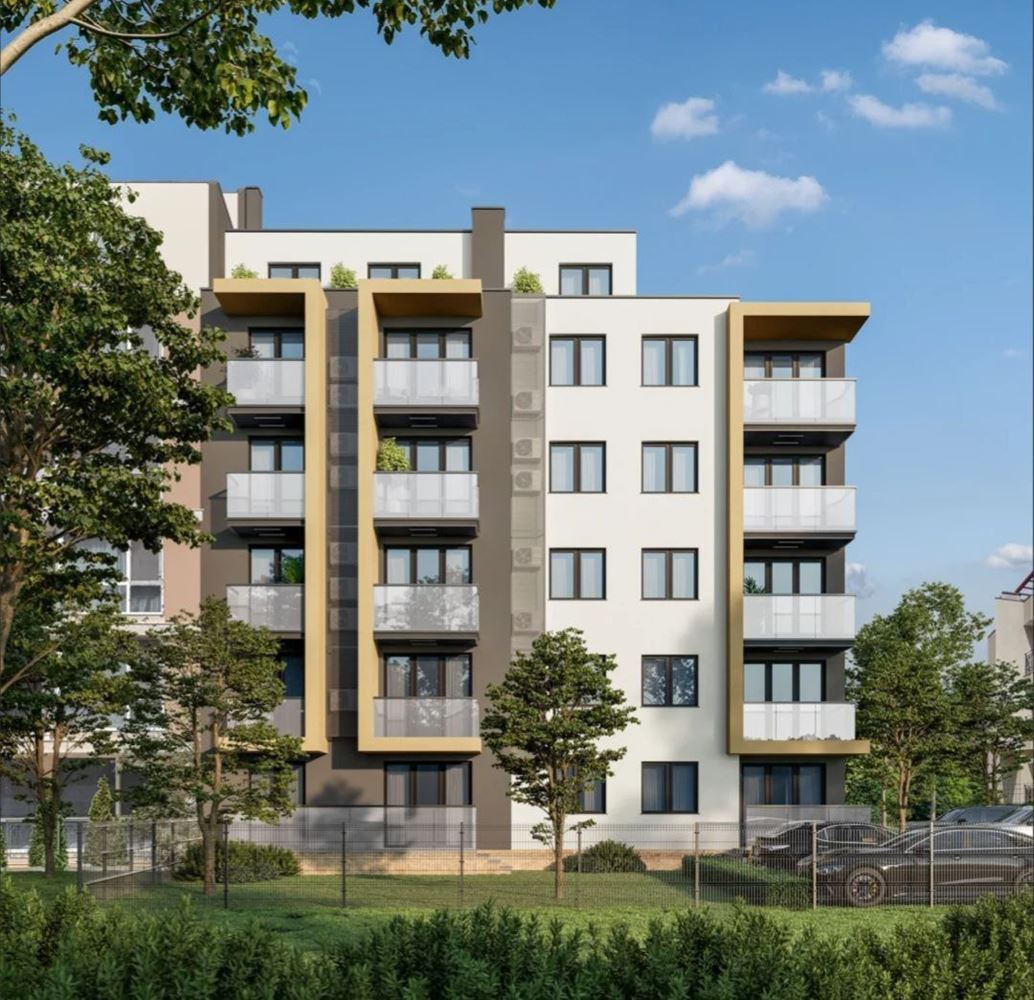 Moderne Drei-Zimmer-Wohnung (Wohnung mit zwei Schlafzimmern) mit Parkplatz in einer neuen Anlage in Sonnenstrand