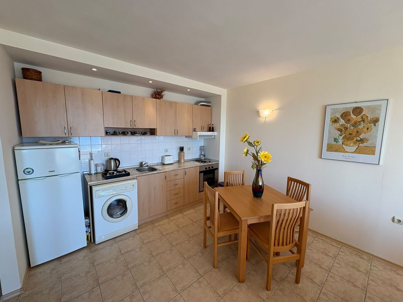 Erste Meereslinie in Sveti Vlas – geräumige Wohnung mit einem Schlafzimmer und Meerblick