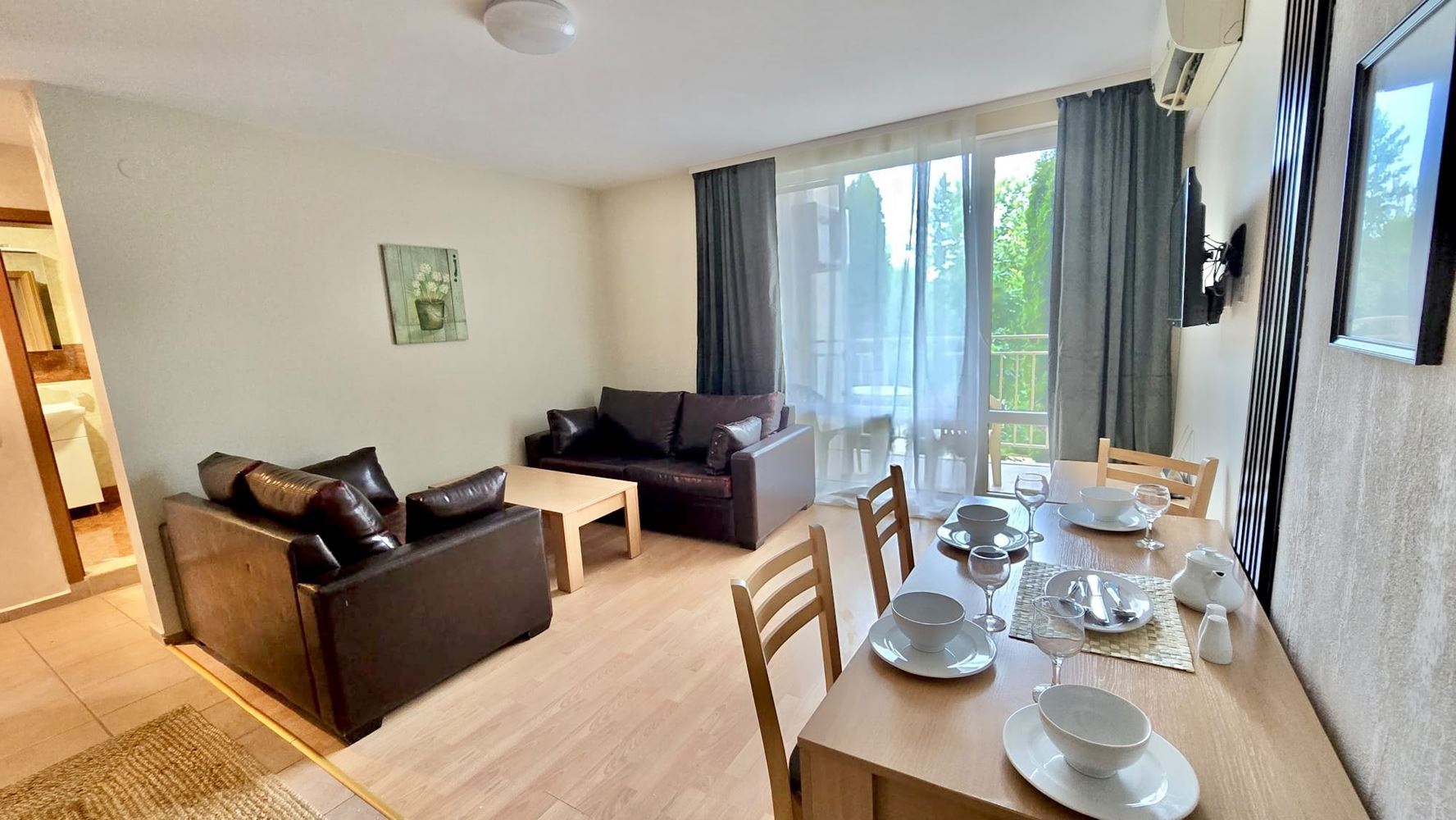 Geräumige 3-Zimmer-Wohnung in Sonnenstrand – voll möbliert und bezugsfertig