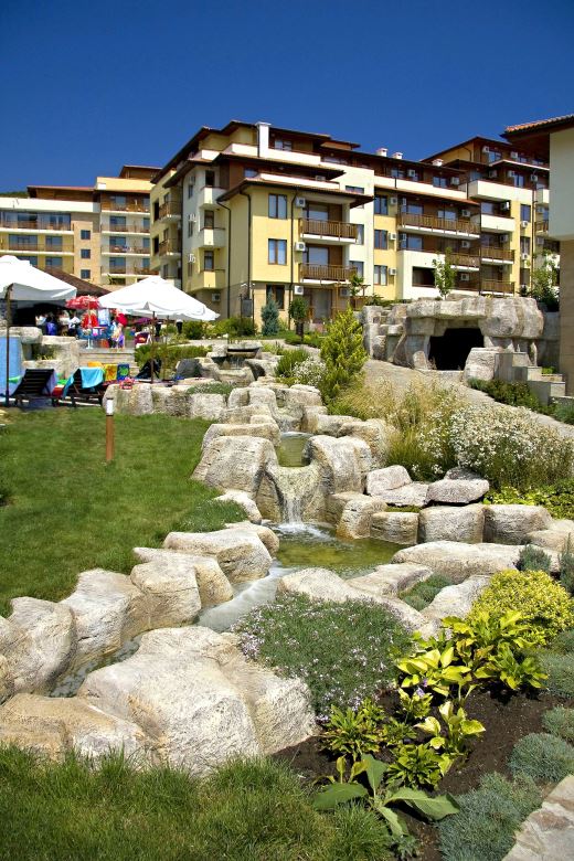 Studio in erster Meereslinie in Sveti Vlas – Luxusanlage mit umfangreicher Infrastruktur und Meerblick