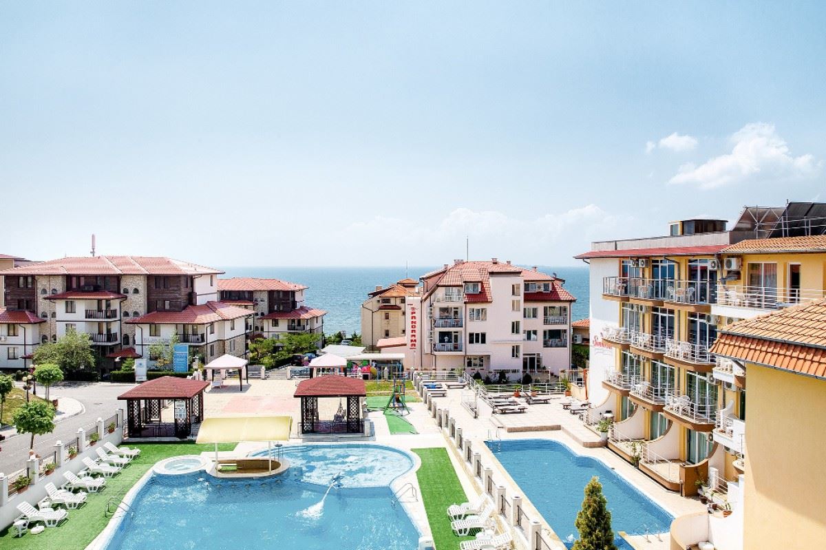 Wunderschönes, geräumiges Studio mit Meerblick nur 100 m vom Strand in Sveti Vlas