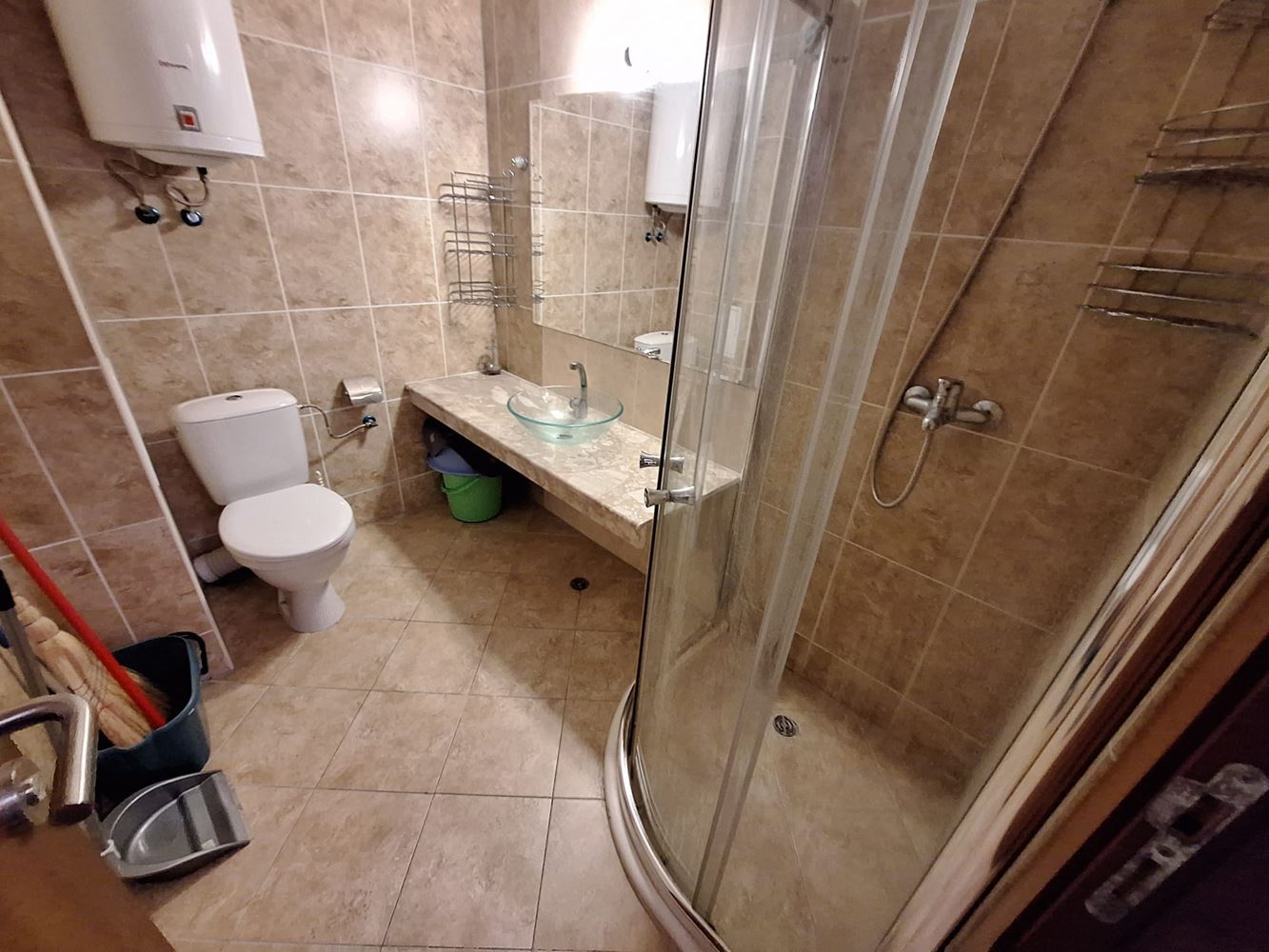 Ein-Zimmer-Wohnung mit Panoramablick auf den Pool – Sonnenstrand, nur 300 m vom Meer entfernt