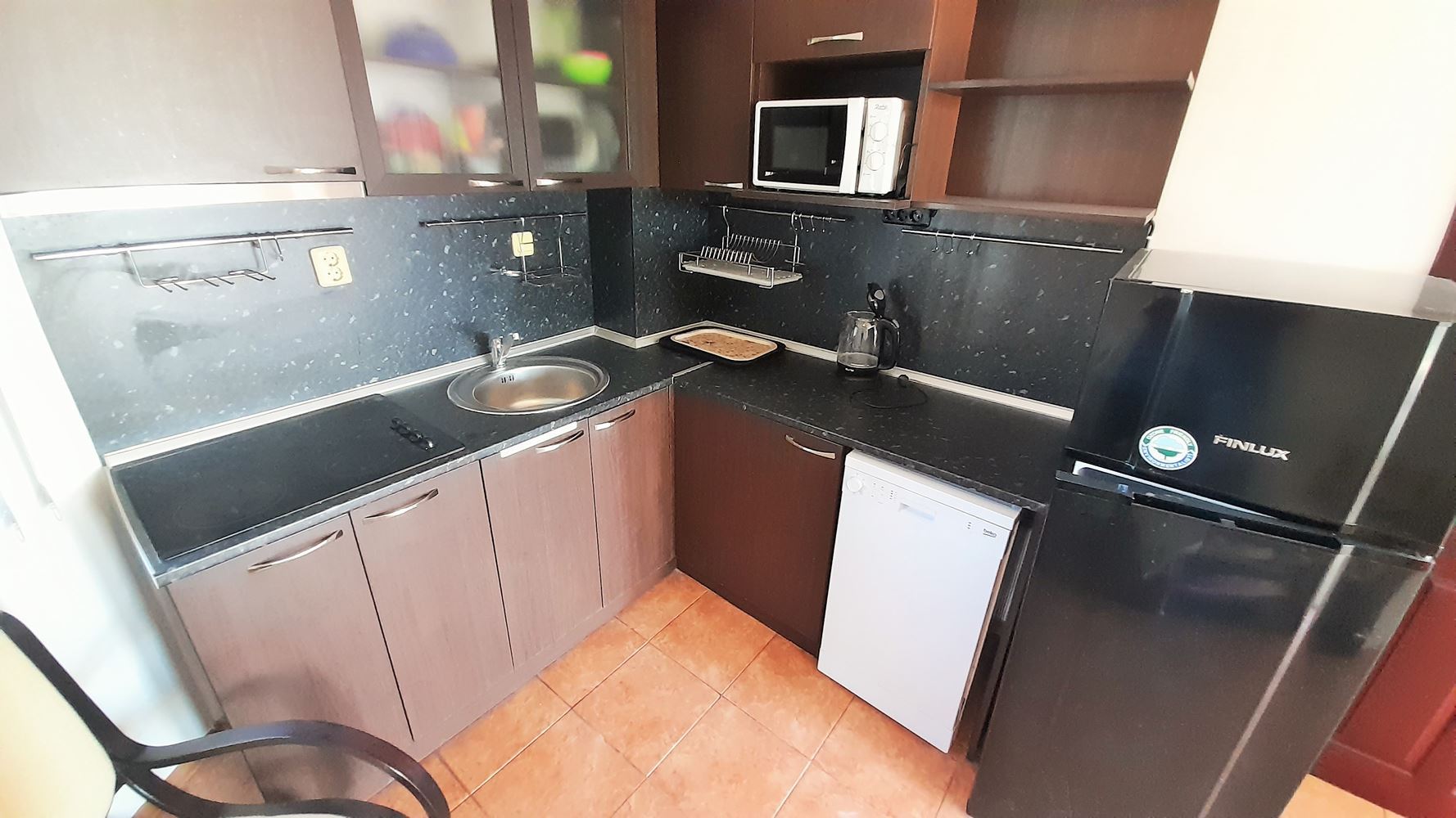 Bezugsfertige 2-Zimmer-Wohnung mit niedrigen Instandhaltungskosten in Sonnenstrand