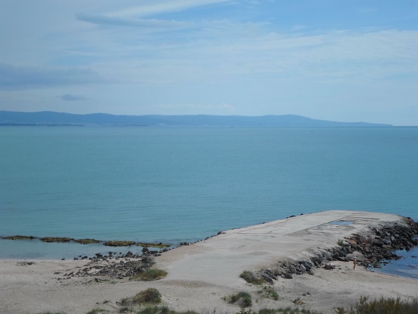 Geräumige Drei-Zimmer-Wohnung in Pomorie mit Panoramablick auf das Meer – ein ideales Zuhause am Meer