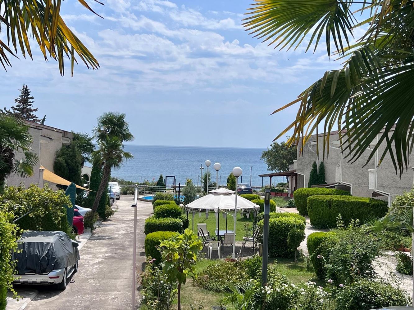 Direkt am Meer in Ravda – Maisonette mit zwei Schlafzimmern, Meerblick und eigenem Stellplatz