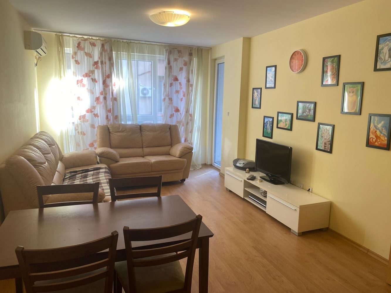 Möblierte Zweizimmerwohnung 50 m vom Meer entfernt in Pomorie