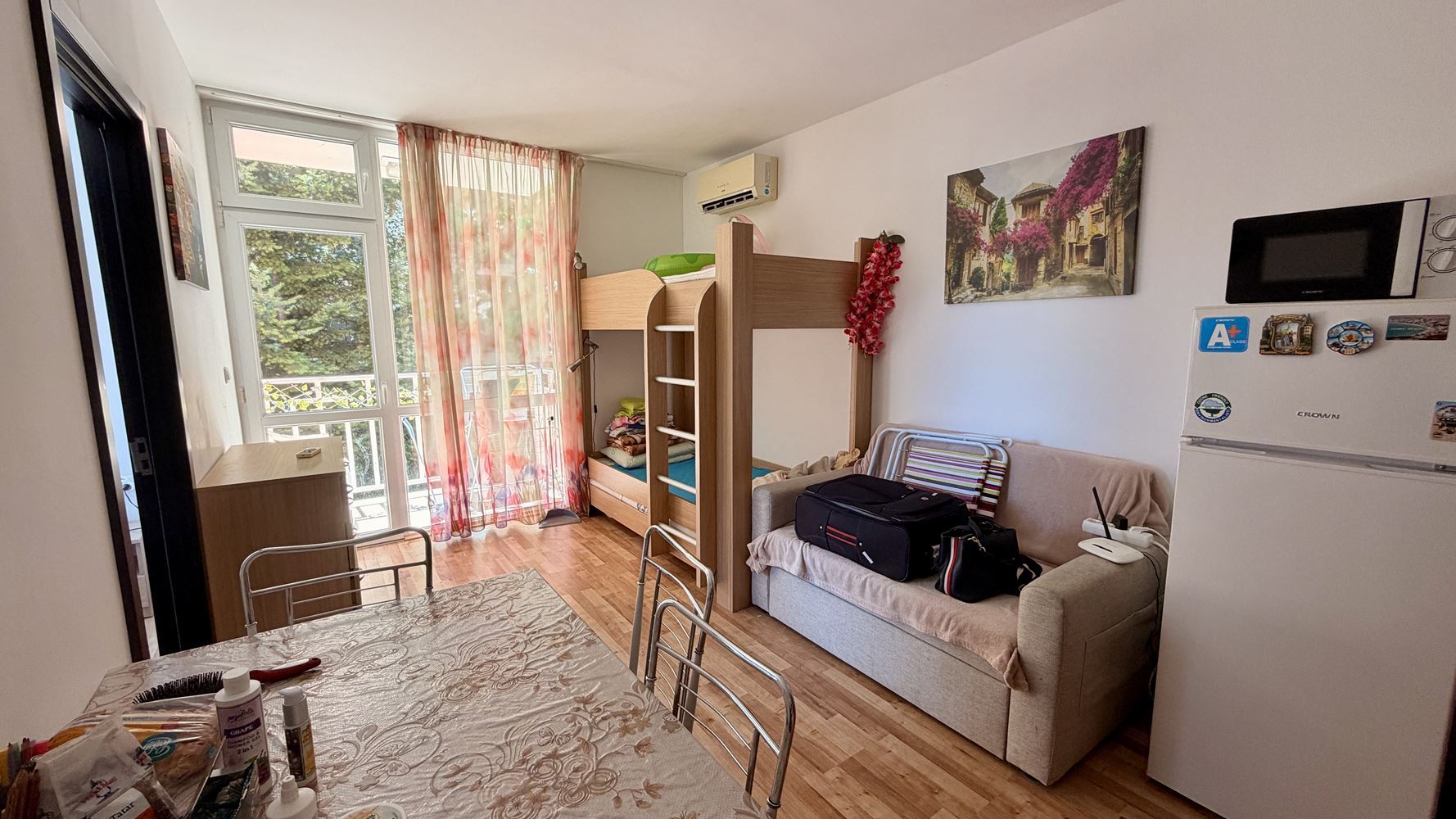Gemütliche Wohnung mit einem Schlafzimmer und Poolblick in einer ruhigen Gegend von Sonnenstrand