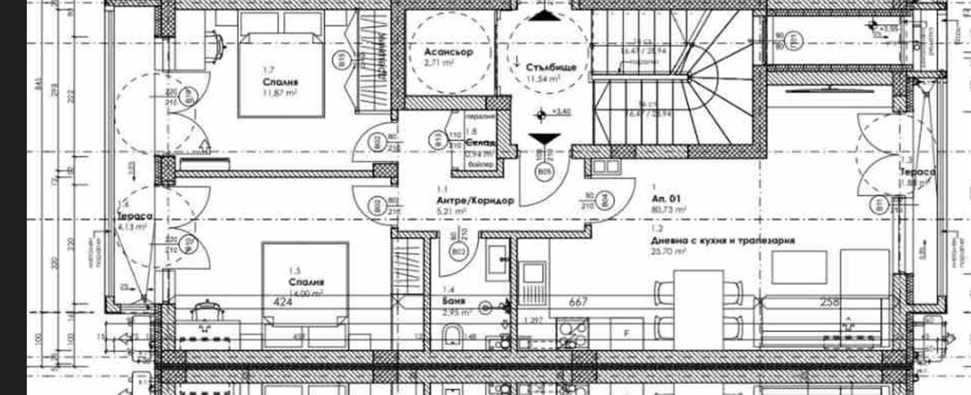Raum, Licht und Komfort – Wohnung mit zwei Schlafzimmern und zwei Ausrichtungen in einem Neubau in Meden Rudnik, Zone B