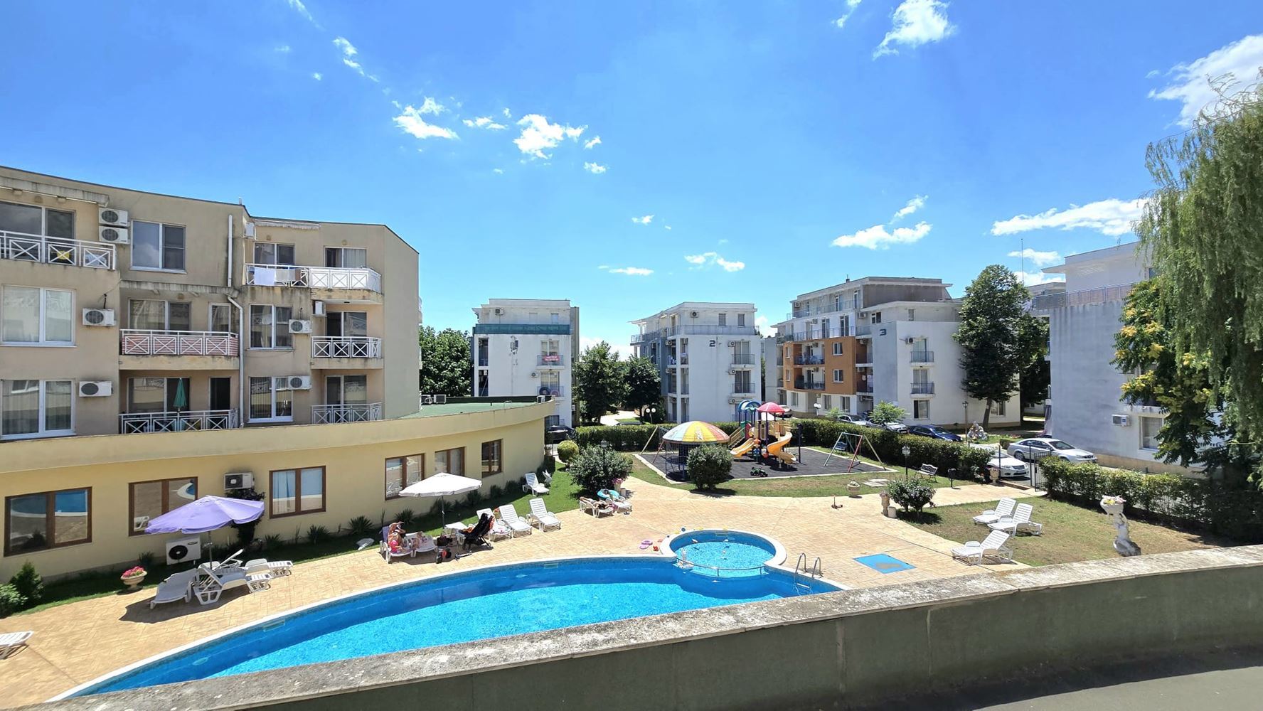  Gemütliches und helles Studio mit Poolblick in Sonnenstrand