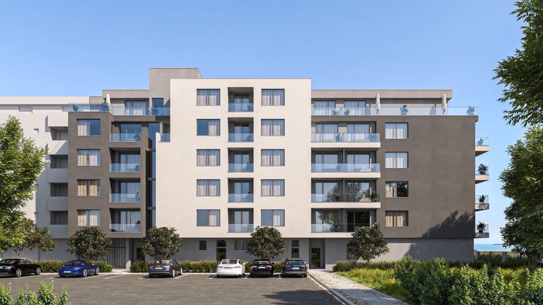 2-Zimmer-Wohnung in erster Meereslinie in Pomorie – moderne Architektur, Meerespanorama und hervorragende Lage!