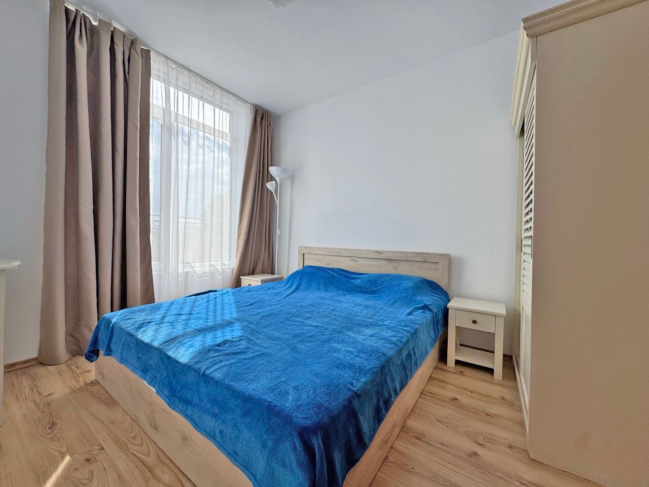 Gemütliche 3-Zimmer-Wohnung mit zwei Schlafzimmern in fußläufiger Entfernung zum Strand