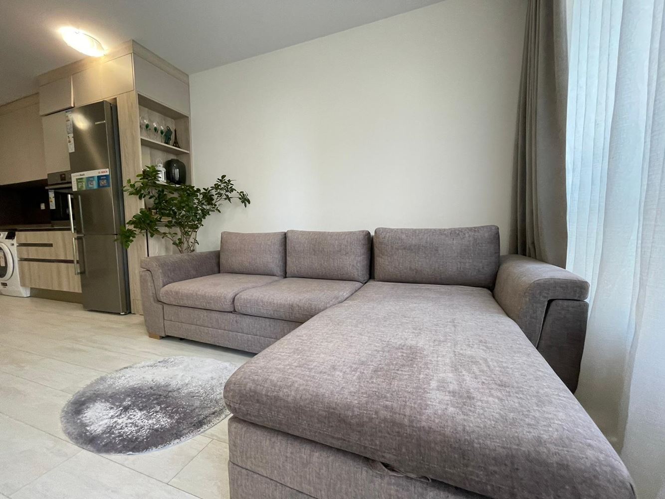 Möblierte Wohnung mit einem Schlafzimmer ohne Wartungsgebühr in Sarafovo